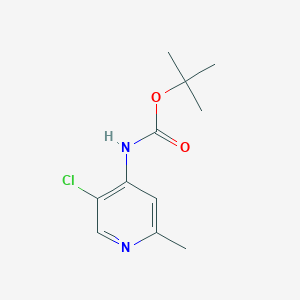 (5-Chloro-2-methyl-pyridin-4-YL)-carbamic acid tert-butyl ester