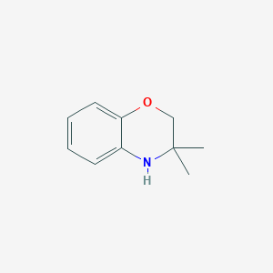 molecular formula C10H13NO B14866068 3,3-Dimethyl-3,4-dihydro-2H-1,4-benzoxazine 