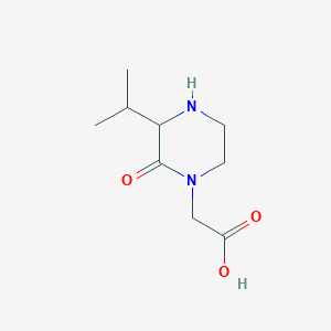 molecular formula C9H16N2O3 B14866075 (3-Isopropyl-2-oxo-piperazin-1-YL)-acetic acid 