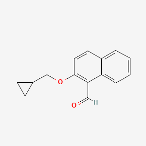 2-Cyclopropylmethoxynaphthalene-1-carbaldehyde