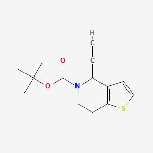 tert-butyl 4-ethynyl-6,7-dihydrothieno[3,2-c]pyridine-5(4H)-carboxylate