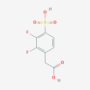 2-(2,3-Difluoro-4-sulfophenyl)acetic acid