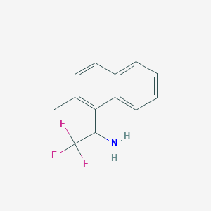 2,2,2-Trifluoro-1-(2-methyl-naphthalen-1-YL)-ethylamine