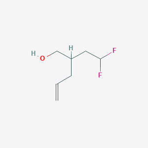 2-(2,2-Difluoroethyl)pent-4-en-1-ol