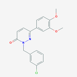 2-(3-chlorobenzyl)-6-(3,4-dimethoxyphenyl)pyridazin-3(2H)-one