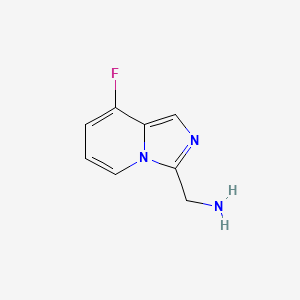 (8-Fluoroimidazo[1,5-a]pyridin-3-yl)methanamine