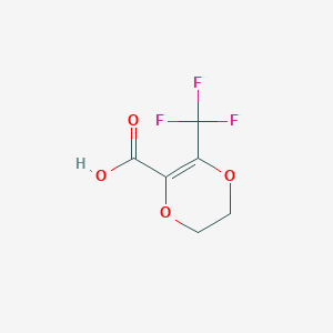 5,6-Dihydro-2-trifluoromethyl-1,4-dioxin-3-carboxylic acid