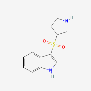 3-(pyrrolidin-3-ylsulfonyl)-1H-indole