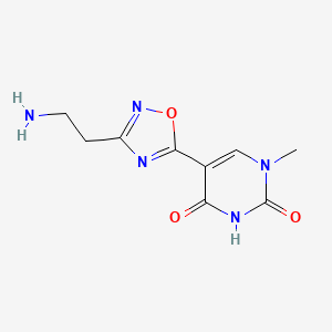 5-(3-(2-aminoethyl)-1,2,4-oxadiazol-5-yl)-1-methylpyrimidine-2,4(1H,3H)-dione