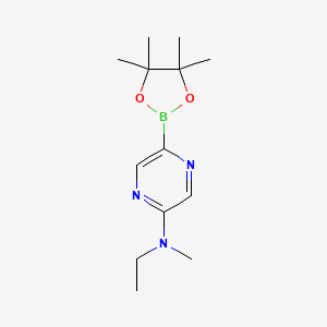 N-Ethyl-N-methyl-5-(4,4,5,5-tetramethyl-1,3,2-dioxaborolan-2-YL)pyrazin-2-amine