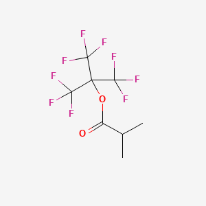 molecular formula C8H7F9O2 B1486641 Nonafluoro-tert-butyl isobutyrate CAS No. 914637-43-7