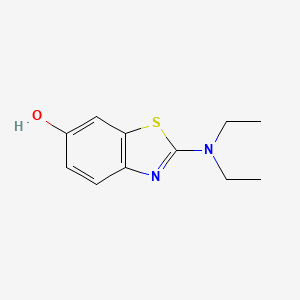 molecular formula C11H14N2OS B1486642 2-(ジエチルアミノ)ベンゾ[d]チアゾール-6-オール CAS No. 75105-05-4