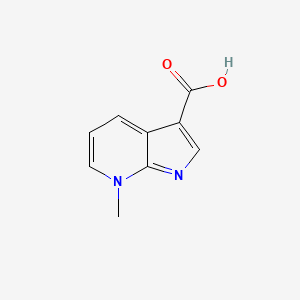 molecular formula C9H8N2O2 B14866448 7-methyl-7H-pyrrolo[2,3-b]pyridine-3-carboxylic acid 