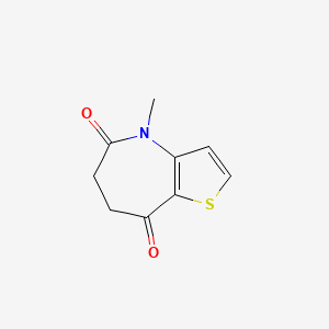 4-methyl-6,7-dihydro-4H-thieno[3,2-b]azepine-5,8-dione