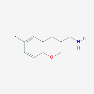 (6-Methyl-3,4-dihydro-2H-1-benzopyran-3-YL)methanamine