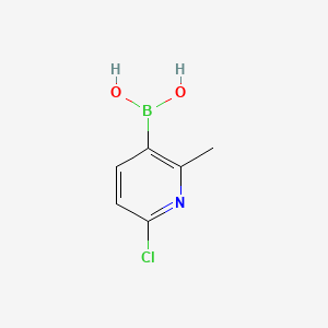 molecular formula C6H7BClNO2 B1486655 6-氯-2-甲基吡啶-3-硼酸 CAS No. 913836-15-4