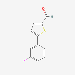 5-(3-Iodophenyl)thiophene-2-carbaldehyde