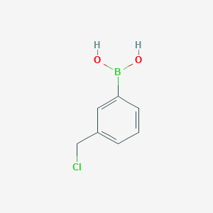 molecular formula C7H8BClO2 B1486661 3-氯甲基苯硼酸 CAS No. 957035-15-3