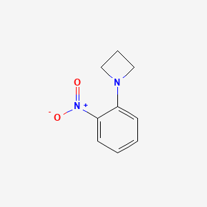 molecular formula C9H10N2O2 B14866610 1-(2-Nitrophenyl)azetidine 