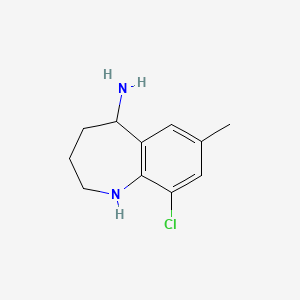 9-Chloro-7-methyl-2,3,4,5-tetrahydro-1H-benzo[B]azepin-5-ylamine