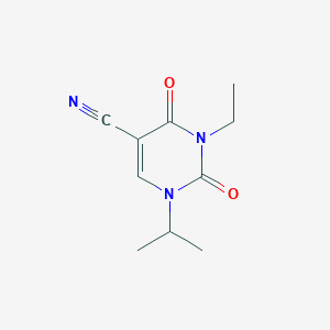 3-Ethyl-1-isopropyl-2,4-dioxo-1,2,3,4-tetrahydropyrimidine-5-carbonitrile