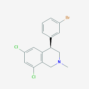 (R)-4-(3-Bromophenyl)-6,8-dichloro-2-methyl-1,2,3,4-tetrahydroisoquinoline