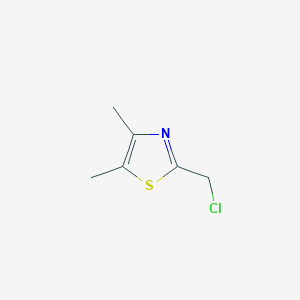 molecular formula C6H8ClNS B1486670 2-(Chloromethyl)-4,5-dimethyl-1,3-thiazole CAS No. 741195-86-8
