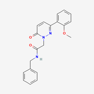 N-benzyl-2-(3-(2-methoxyphenyl)-6-oxopyridazin-1(6H)-yl)acetamide