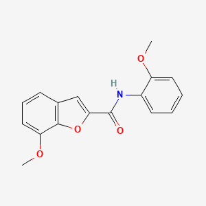 7-methoxy-N-(2-methoxyphenyl)benzofuran-2-carboxamide