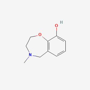 4-Methyl-2,3,4,5-tetrahydrobenzo[f][1,4]oxazepin-9-ol