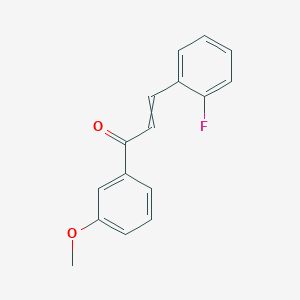 3-(2-Fluorophenyl)-1-(3-methoxyphenyl)prop-2-en-1-one