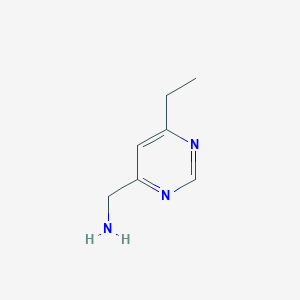 molecular formula C7H11N3 B14866865 (6-Ethylpyrimidin-4-yl)methanamine 