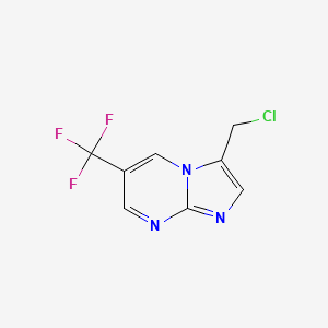 3-(Chloromethyl)-6-(trifluoromethyl)imidazo[1,2-A]pyrimidine