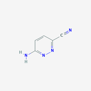 molecular formula C5H4N4 B1486690 6-氨基哒嗪-3-腈 CAS No. 340759-46-8