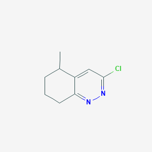 molecular formula C9H11ClN2 B14866902 3-Chloro-5-methyl-5,6,7,8-tetrahydrocinnoline 