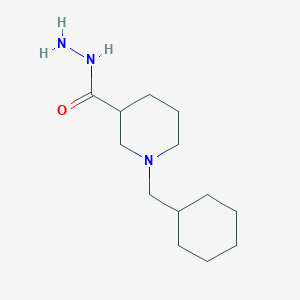 molecular formula C13H25N3O B1486695 1-(Cyclohexylmethyl)piperidine-3-carbohydrazide CAS No. 883530-04-9