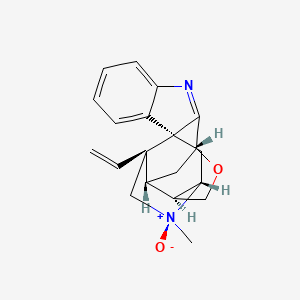 (1R,10S,12S,13S,15S,16R,17S)-15-ethenyl-13-methyl-13-oxido-19-oxa-3-aza-13-azoniahexacyclo[14.3.1.02,10.04,9.010,15.012,17]icosa-2,4,6,8-tetraene