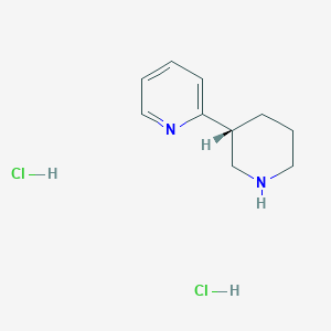 molecular formula C10H16Cl2N2 B14867044 2-[(3R)-3-Piperidyl]pyridine diHCl 