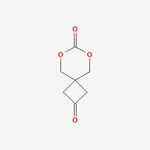 molecular formula C7H8O4 B14867052 6,8-Dioxaspiro[3.5]nonane-2,7-dione 