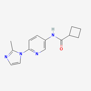 N-(6-(2-methyl-1H-imidazol-1-yl)pyridin-3-yl)cyclobutanecarboxamide