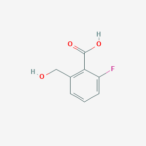 molecular formula C8H7FO3 B14867091 2-Fluoro-6-(hydroxymethyl)benzoic acid 