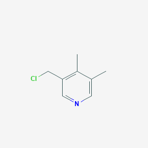 molecular formula C8H10ClN B14867106 3-(Chloromethyl)-4,5-dimethylpyridine 