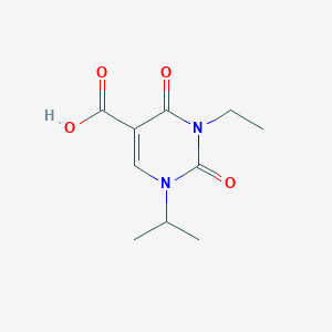 3-Ethyl-1-isopropyl-2,4-dioxo-1,2,3,4-tetrahydropyrimidine-5-carboxylic acid