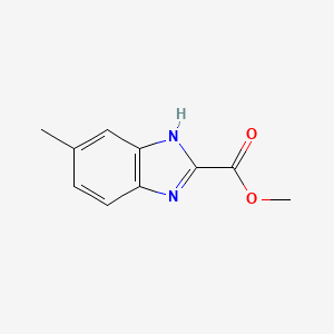 molecular formula C10H10N2O2 B1486712 6-Methyl-1H-benzoimidazole-2-carboxylic acid methyl ester CAS No. 87836-37-1