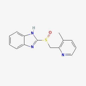 2-(((3-methylpyridin-2-yl)methyl)sulfinyl)-1H-benzo[d]imidazole