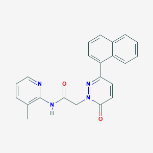 N-(3-methylpyridin-2-yl)-2-(3-(naphthalen-1-yl)-6-oxopyridazin-1(6H)-yl)acetamide