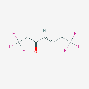 molecular formula C8H8F6O B1486716 1,5-Di(trifluorométhyl)-4-méthylpent-3-én-2-one CAS No. 885275-81-0