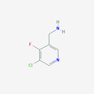 molecular formula C6H6ClFN2 B14867172 (5-Chloro-4-fluoropyridin-3-YL)methanamine 