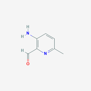 molecular formula C7H8N2O B14867180 3-Amino-6-methylpicolinaldehyde CAS No. 34050-40-3