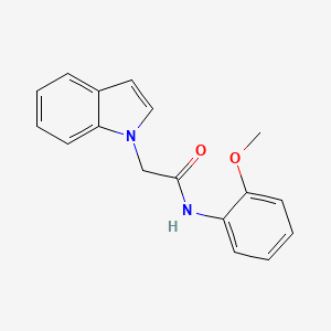 2-(1H-indol-1-yl)-N-(2-methoxyphenyl)acetamide